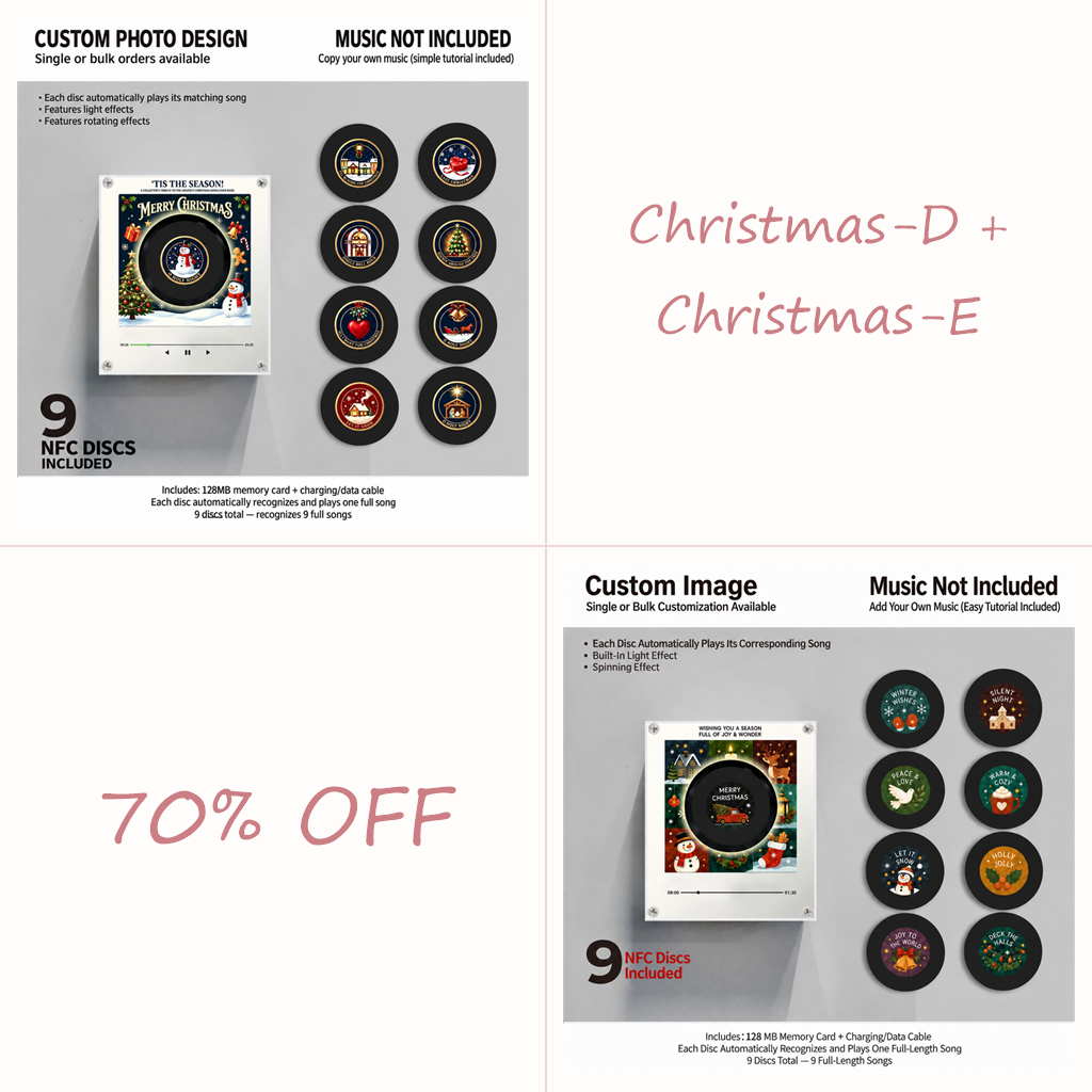 Christmas Vinyl Frame🎄🎄🎄🎶