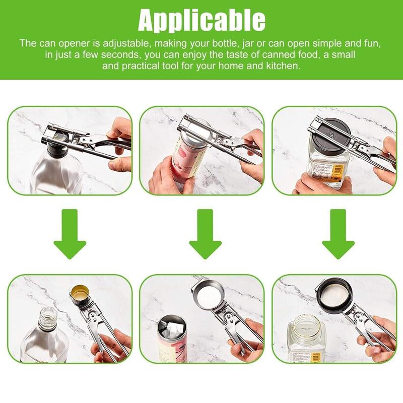 Adjustable Stainless Steel Jar Opener $25.99 — Buy One, Get One Free