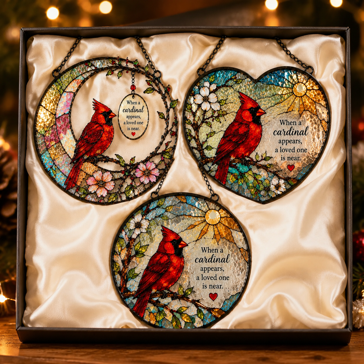 ⭐❤️Cardinal Memorial Suncatcher