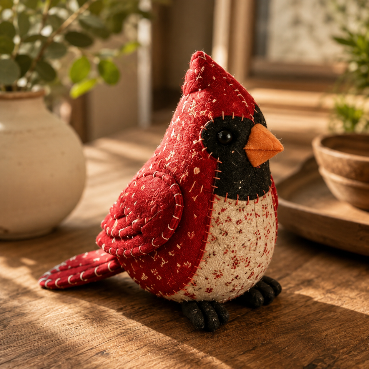 DIY Patchwork Animal Ornament Kit – 16 Adorable Handmade Styles 🧵🐮🐦