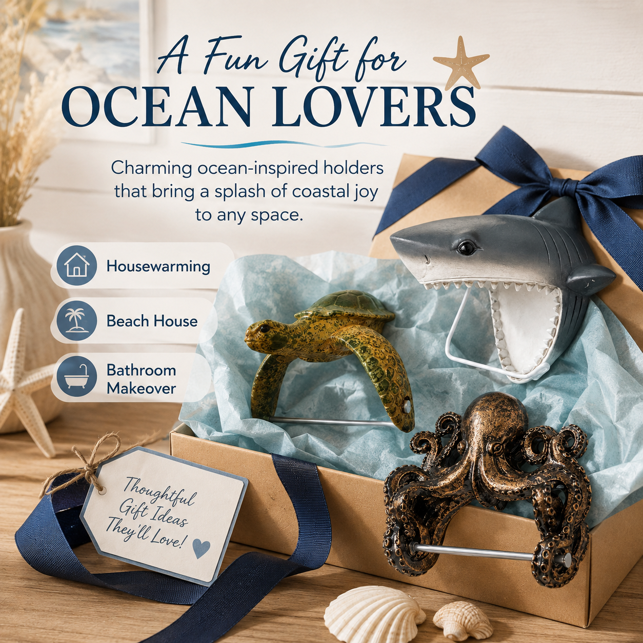 Gift presentation for ocean lovers