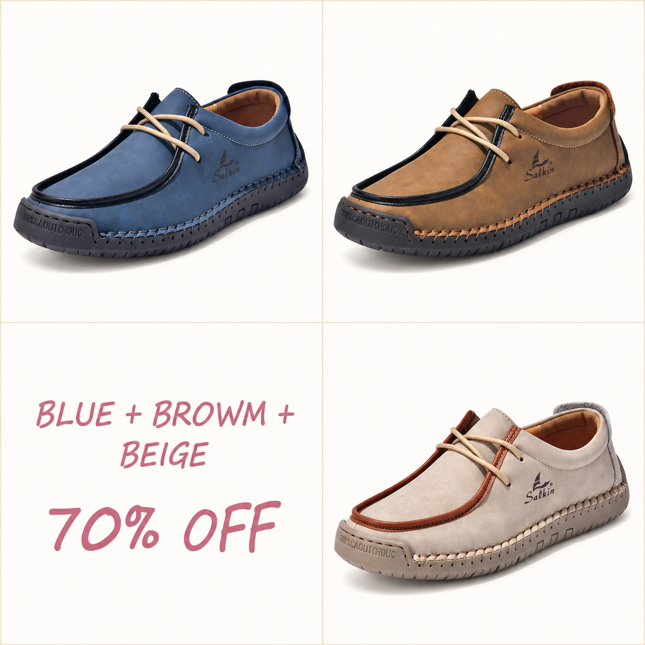 ArtisanWalk™ - Precision-Stitched Ortho-Flex Leather Loafers