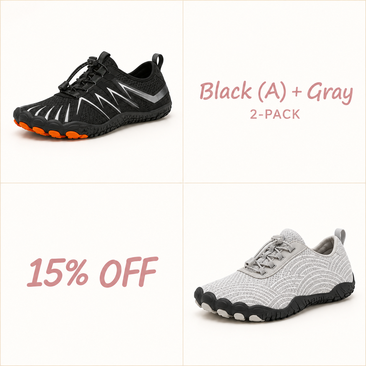 🌿🌿🌿Lightweight Outdoor Barefoot Shoes – Breathable, Flexible & Slip-Resistant
