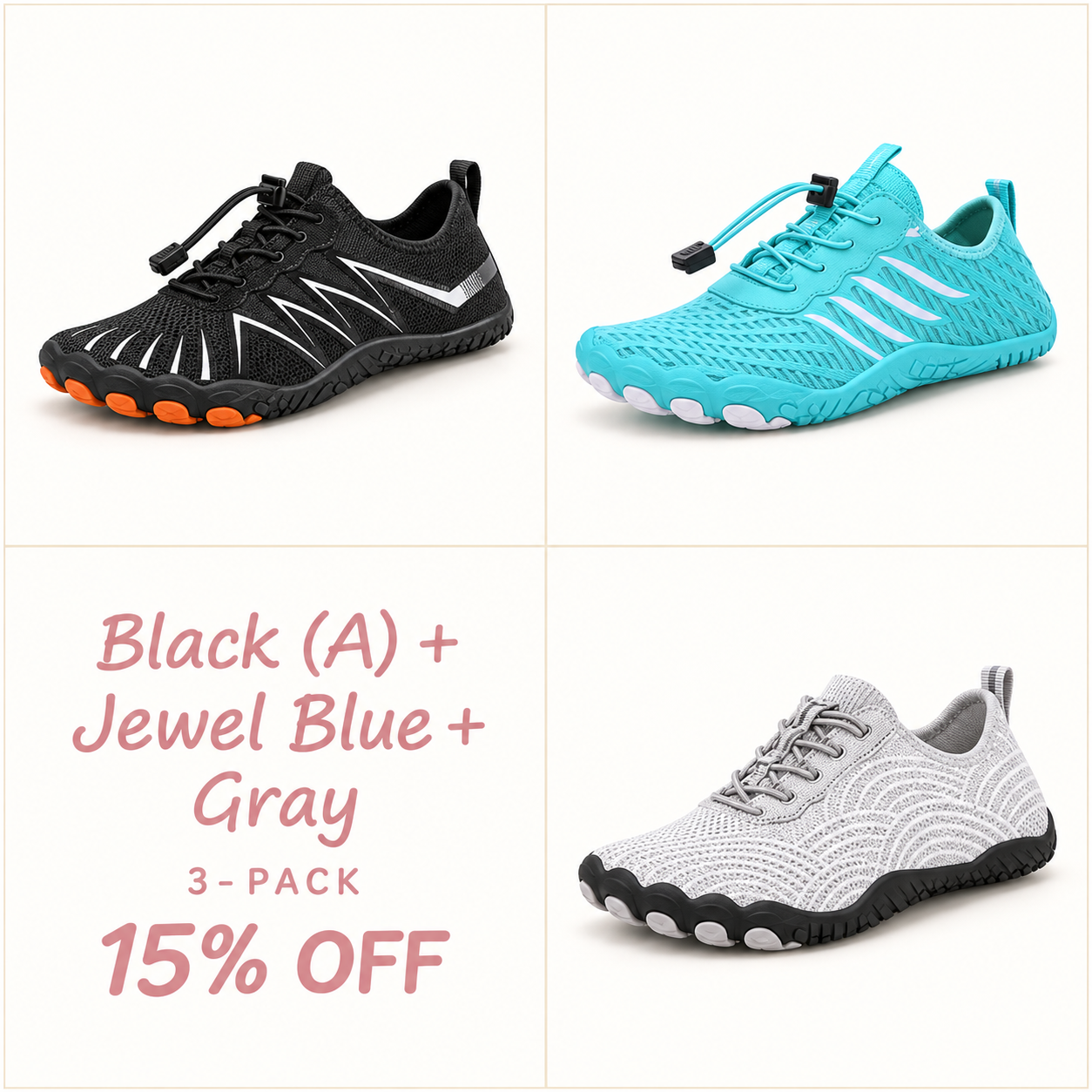 🌿🌿🌿Lightweight Outdoor Barefoot Shoes – Breathable, Flexible & Slip-Resistant