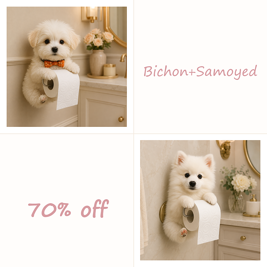 🔥BUY 2（Bichon+Samoyed）70% OFF