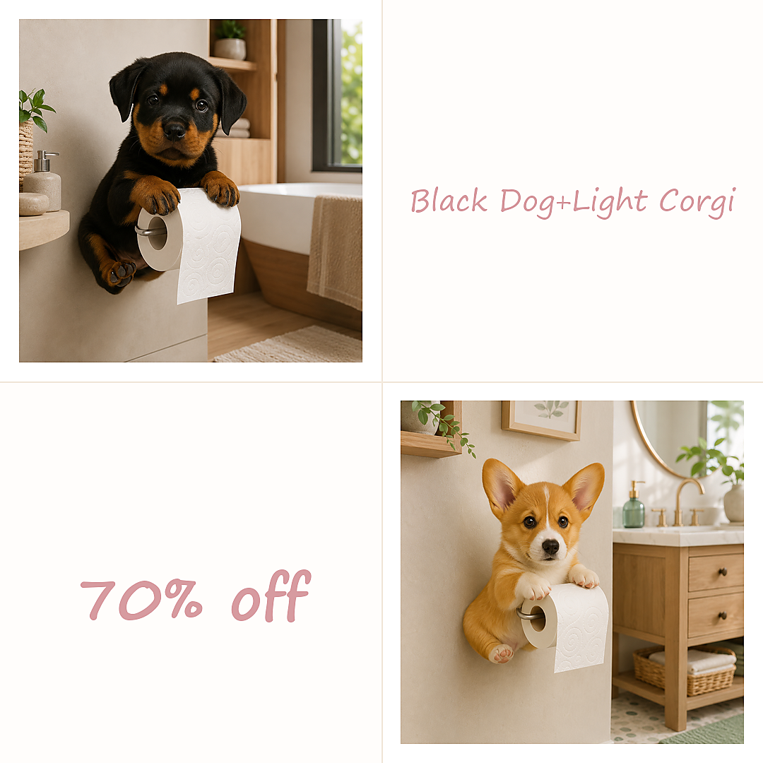 🔥BUY 2（Black Dog+Light Corgi）70% OFF