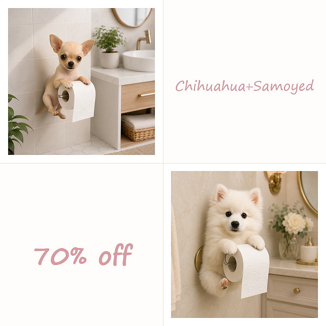 🔥BUY 2（Chihuahua+Samoyed）70% OFF