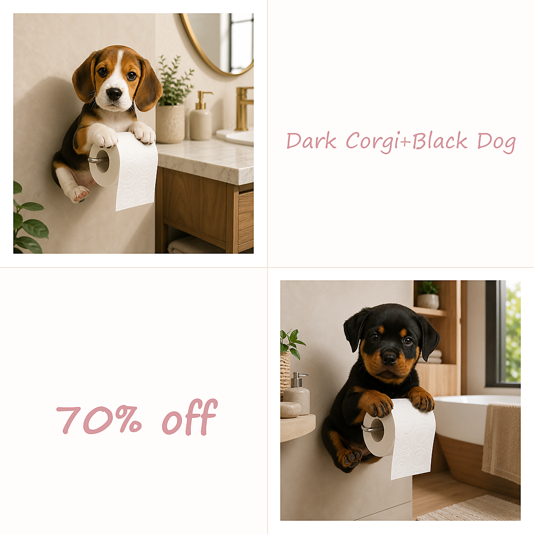 🔥BUY 2（Dark Corgi+Black Dog）70% OFF