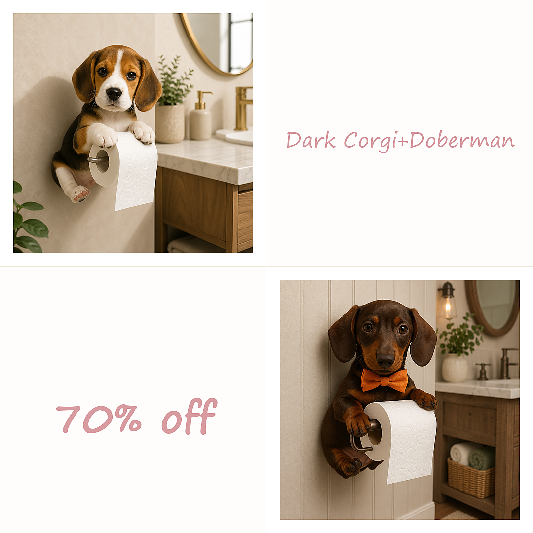 🔥BUY 2（Dark Corgi+Doberman）70% OFF