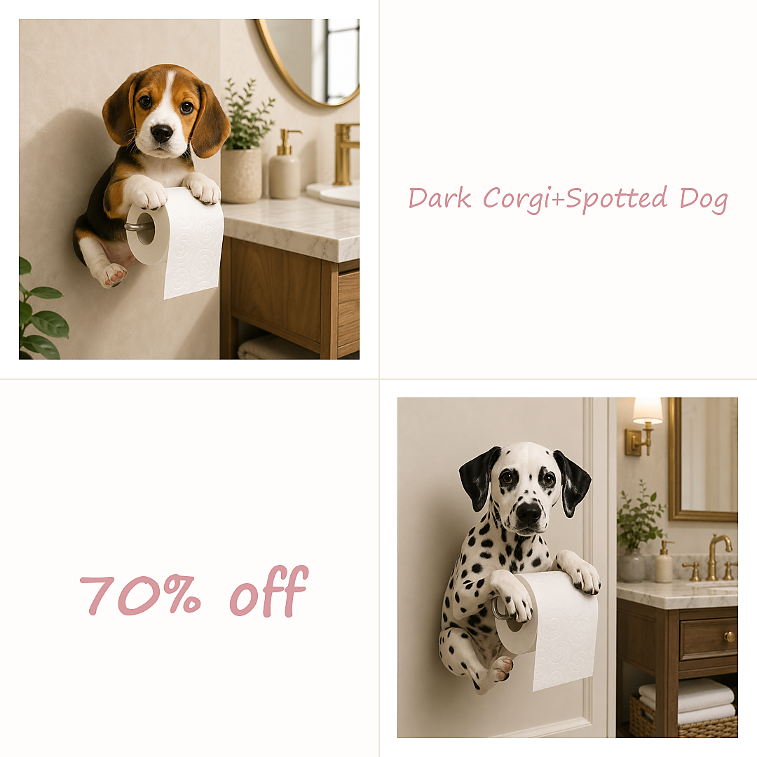 🔥BUY 2（Dark Corgi+Spotted Dog）70% OFF