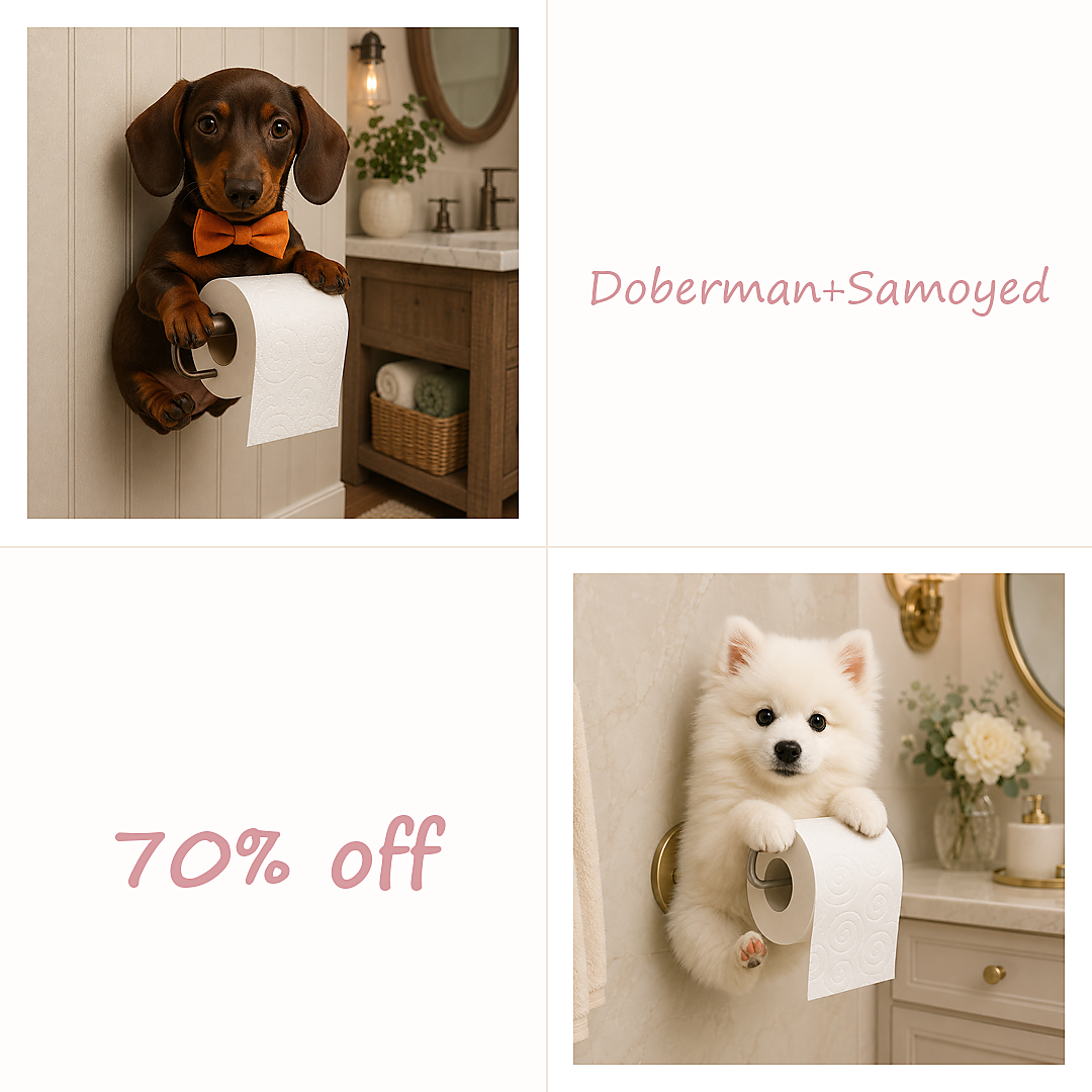 🔥BUY 2（Doberman+Samoyed）70% OFF