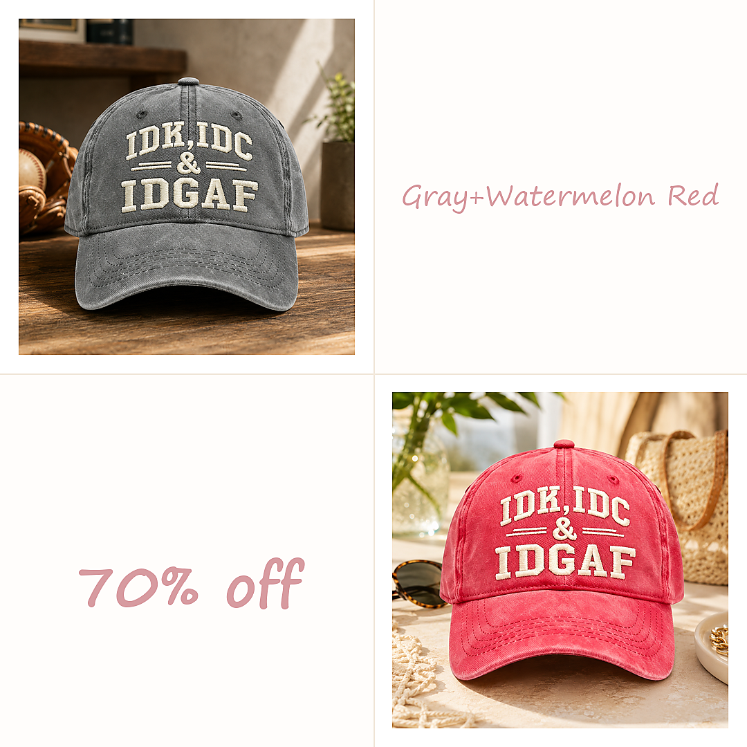🔥BUY 2（Gray+Watermelon Red）70% OFF