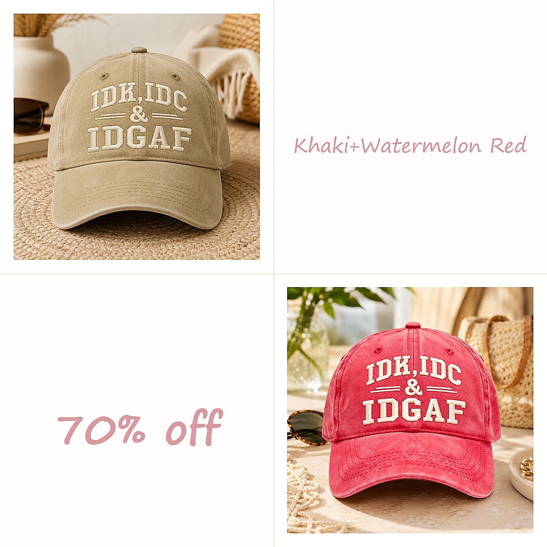 🔥BUY 2（Khaki+Watermelon Red）70% OFF
