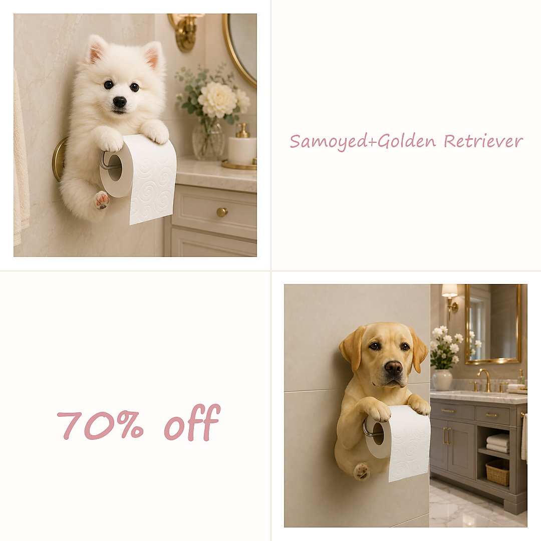 🔥BUY 2（Samoyed+Golden Retriever）70% OFF