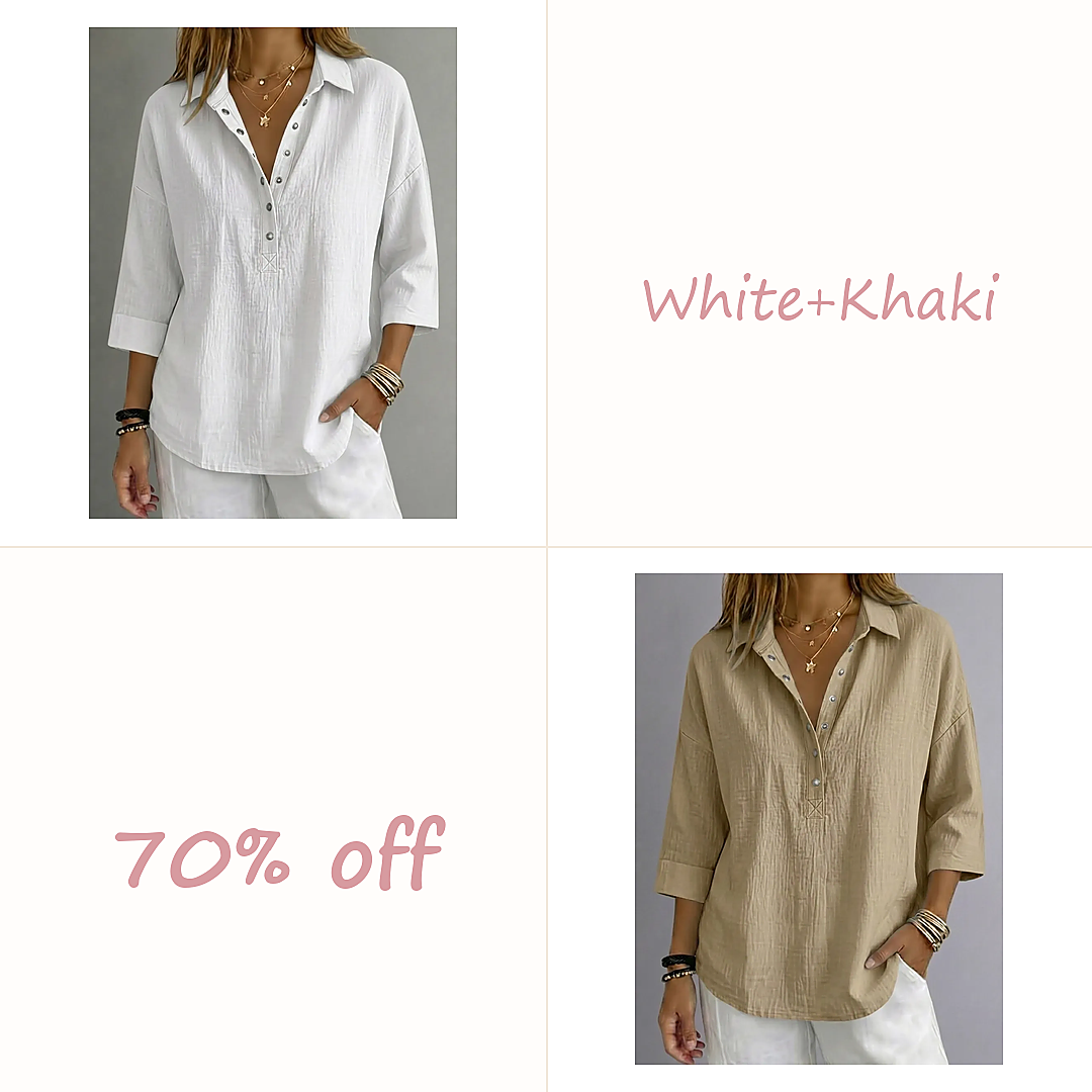 🔥BUY 2（White+Khaki）70% OFF
