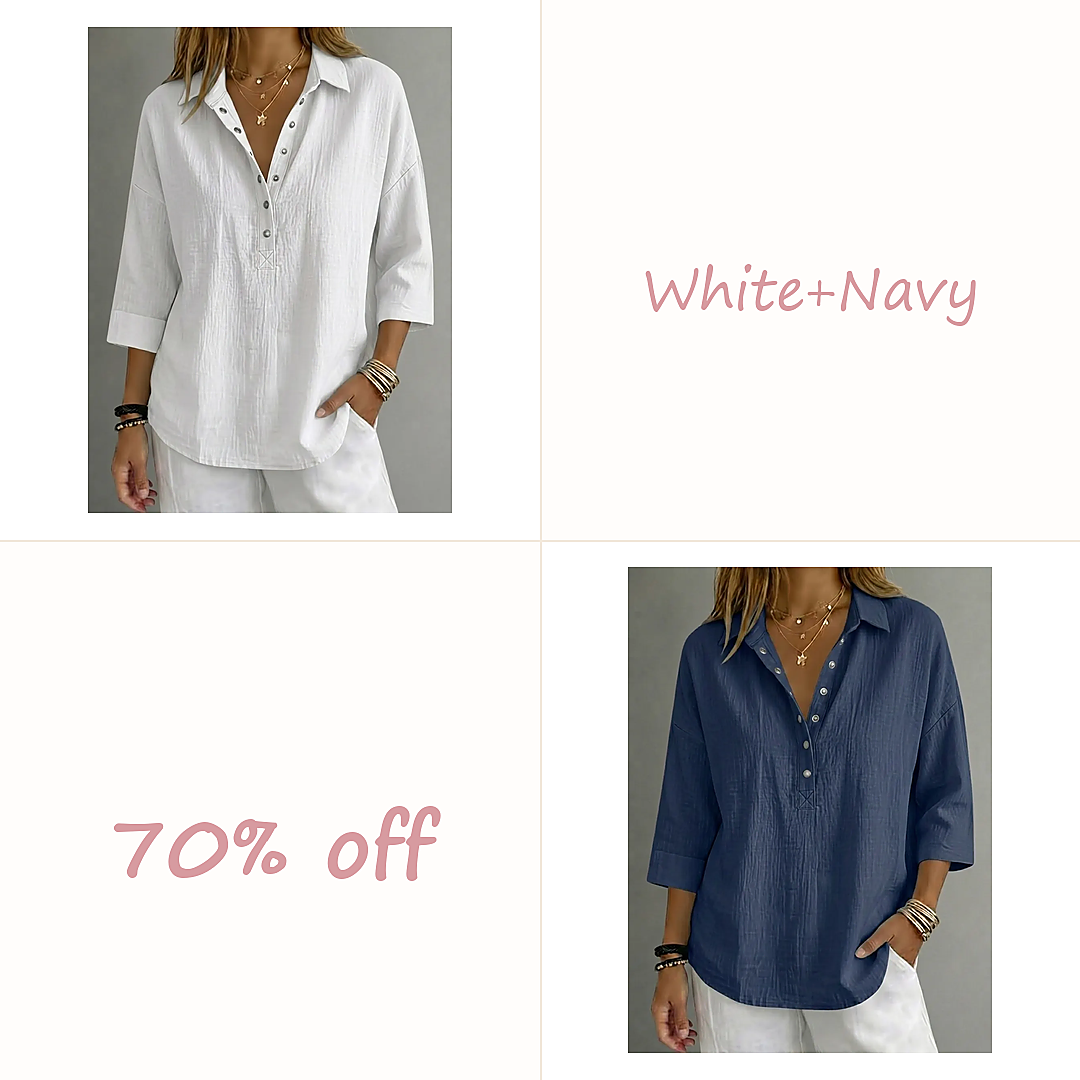🔥BUY 2（White+Navy）70% OFF