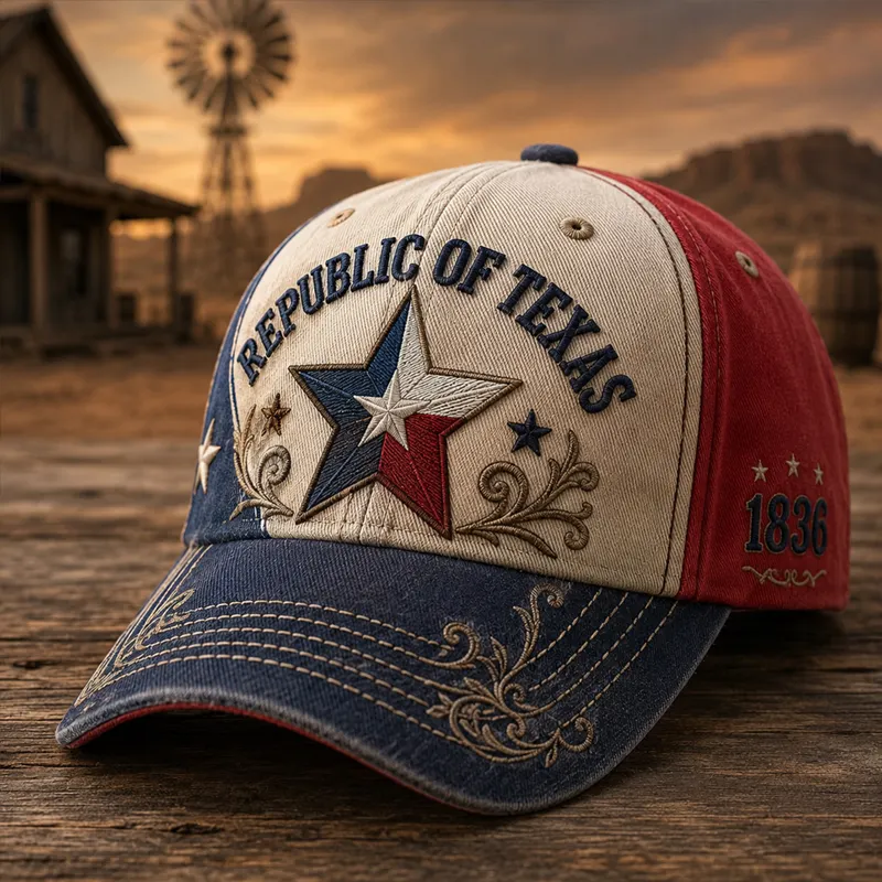 Republic of Texas 1836 Print Casual Baseball Cap