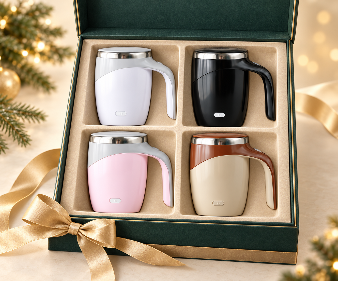 ✨✨✨SAY GOODBYE TO CLUMPS & COLD SIPS! The Mug That Mixes Your Drink FOR YOU-Like Magic!