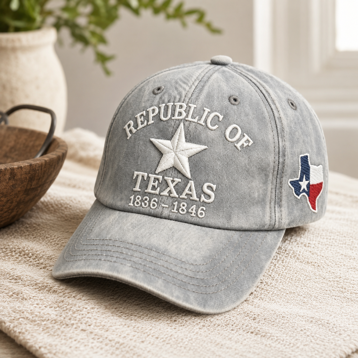 Customer review photo for 🤠 Vintage Texas Spirit Embroidered Baseball Cap ⭐