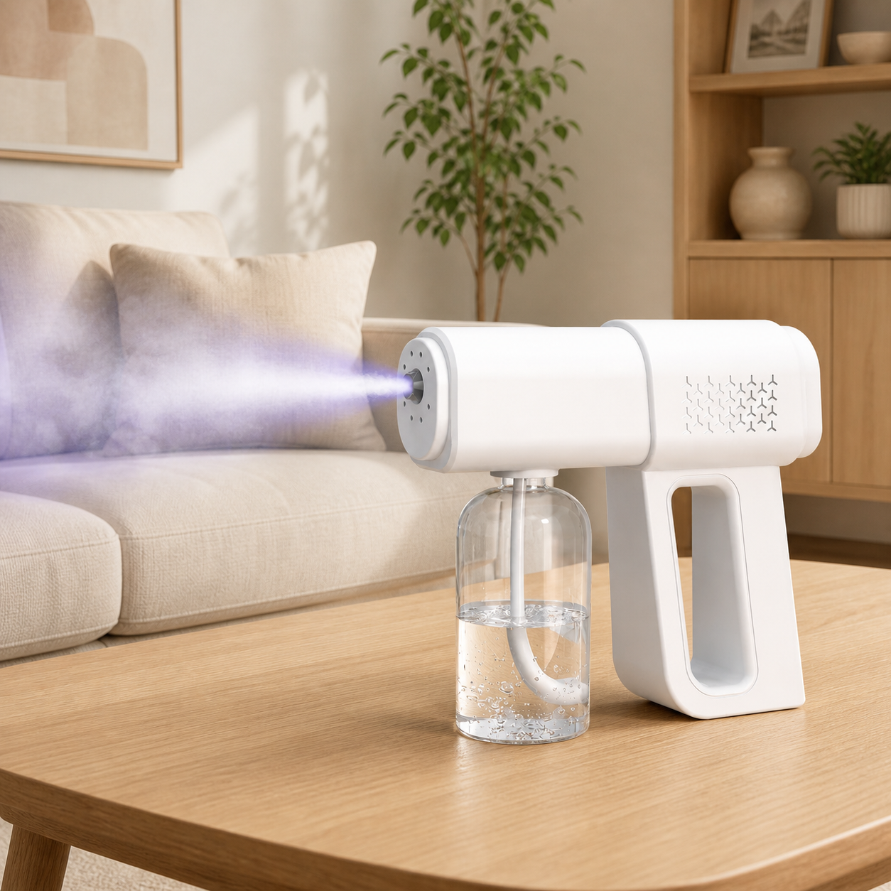 Cordless Nano Mist Disinfectant Sprayer – Portable Rechargeable Surface Sanitizer for Home, Car & Office