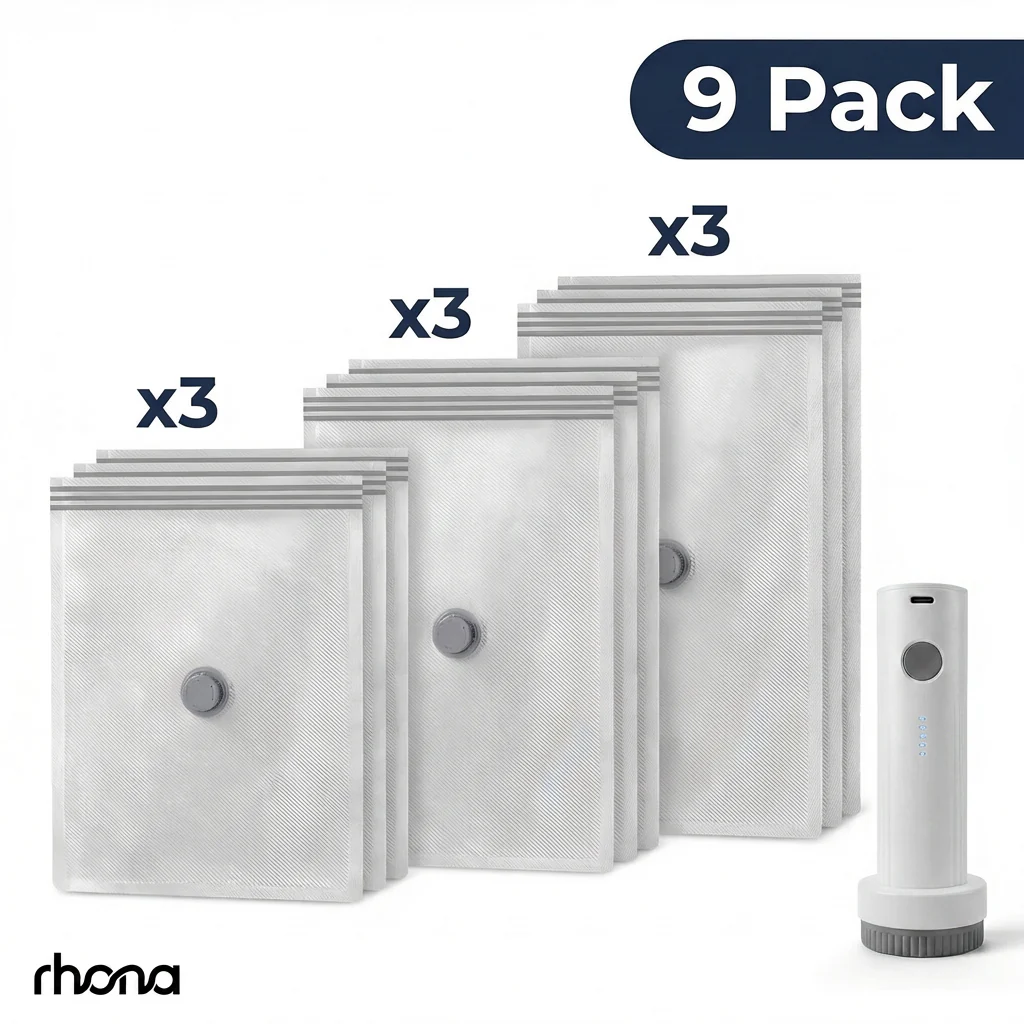 ⚡⚡Vacuum Bags for Travel with Electric Pump