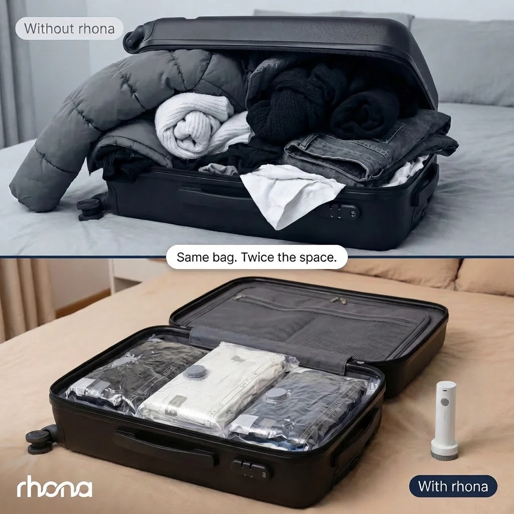 ⚡⚡Vacuum Bags for Travel with Electric Pump