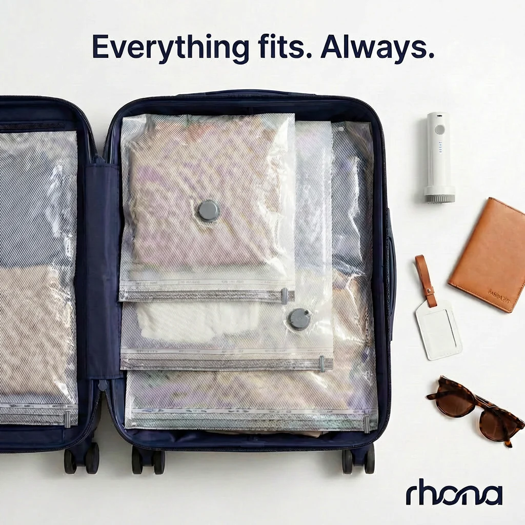 ⚡⚡Vacuum Bags for Travel with Electric Pump