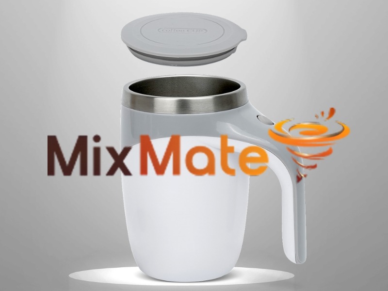 SAY GOODBYE TO CLUMPS & COLD SIPS! The Mug That Mixes Your Drink FOR YOU-Like Magic!