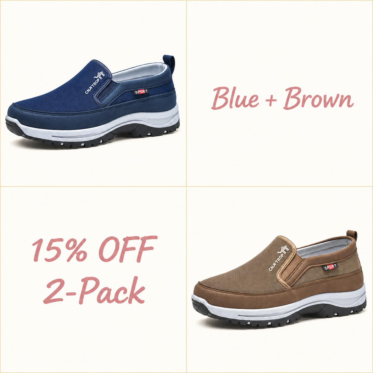 ⏰⏰⏰LAST DAY 70% OFF🔥Men's Arch Support & Breathable and Light & Non-Slip Walking Shoes