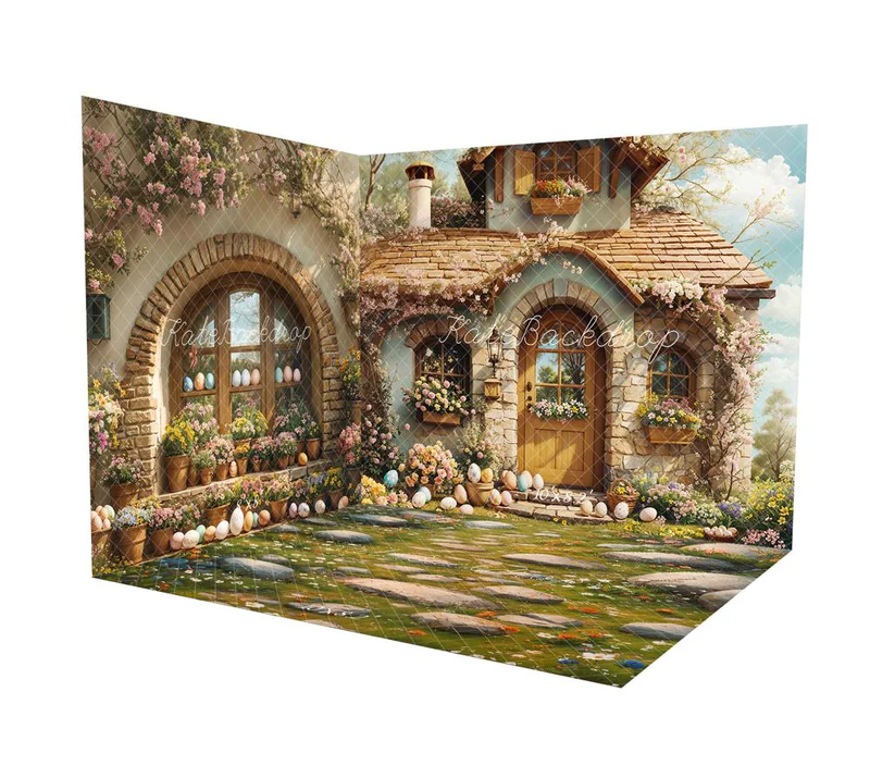 Kate Atelier Easter Cottage Floral Eggs Room Set