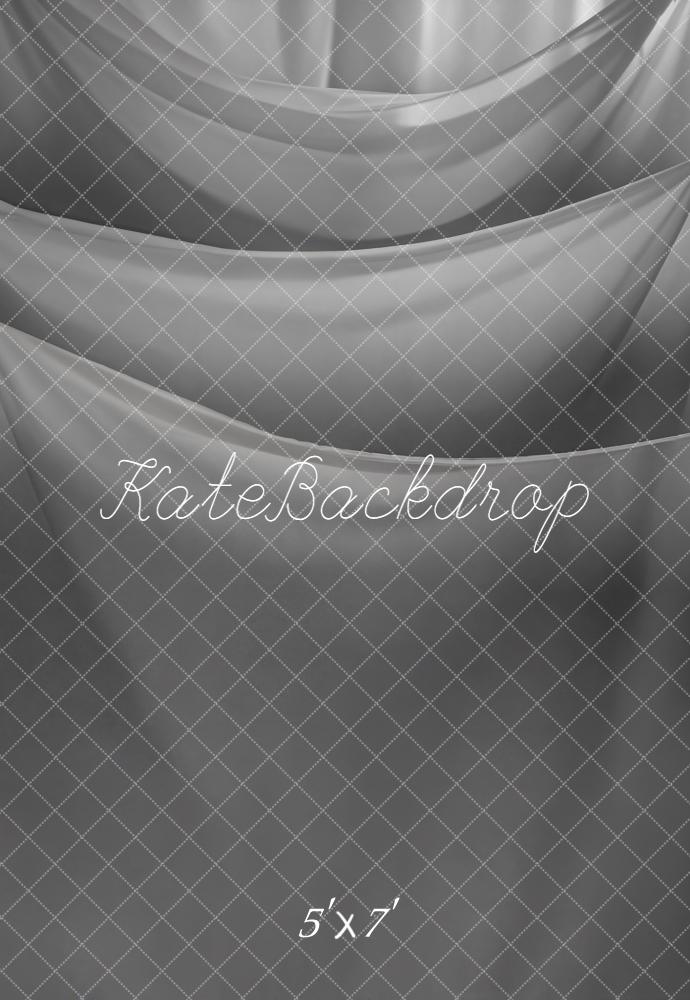 Kate Atelier Gray Draped Abstract Backdrop