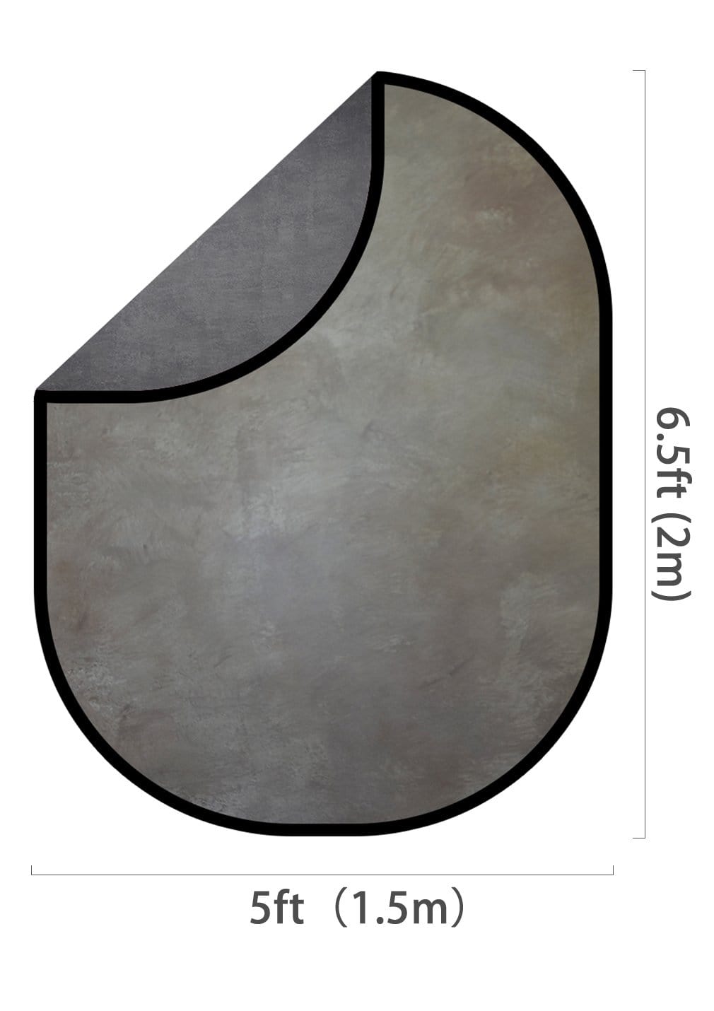 Kate Abstract Gray /Printed Gray Collapsible Backdrop Photography 5X6.5ft(1.5x2m)  In Stock USA - Kate Backdrop