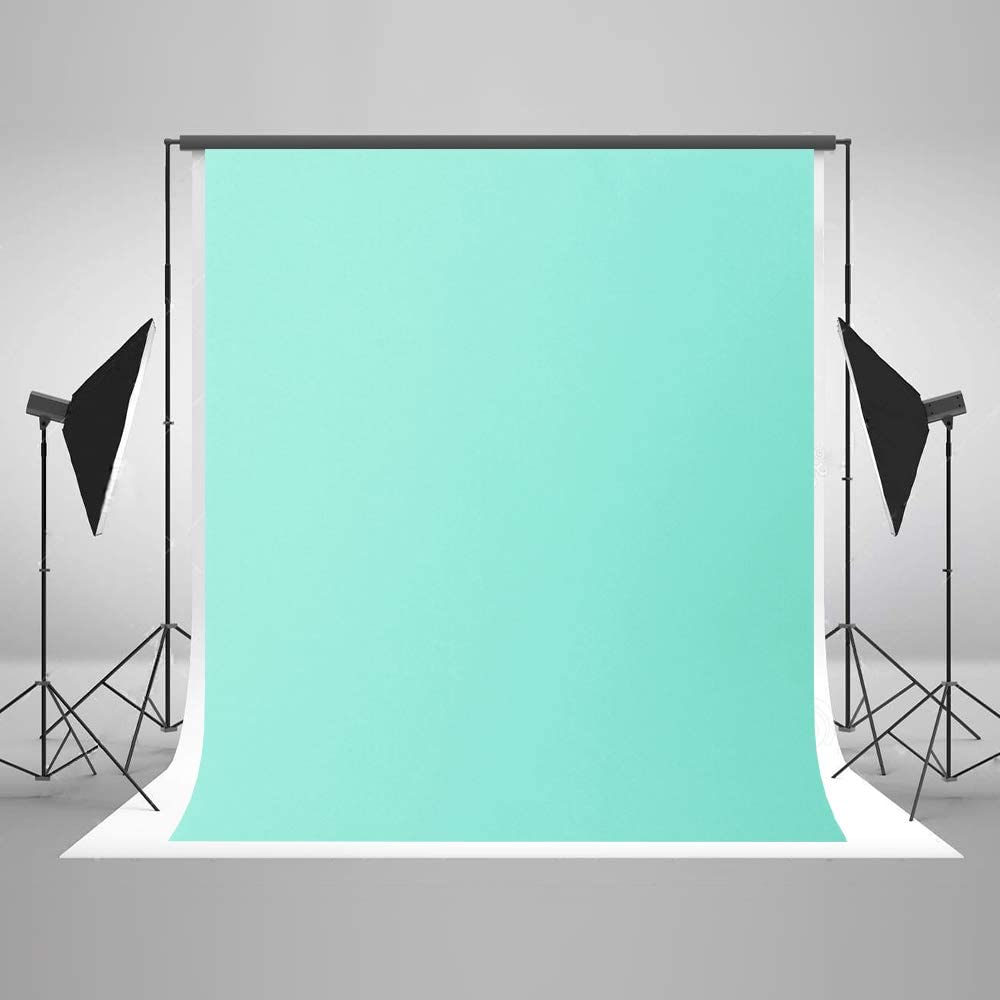 Kate Atelier Solid Light Blue Fabric Portrait Photography Backdrop