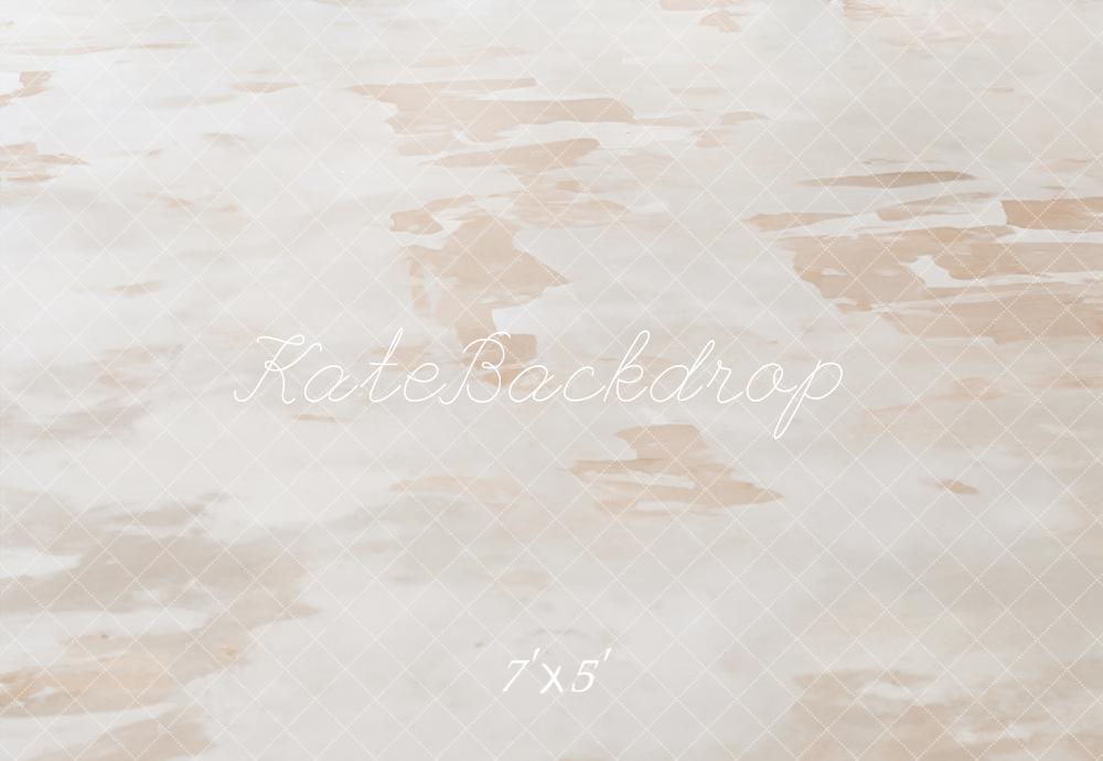 Kate Atelier Neutral Abstract Texture Beige Floor Backdrop