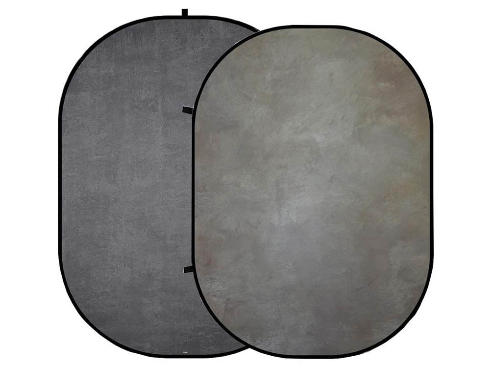 Kate Abstract Gray /Printed Gray Collapsible Backdrop Photography 5X6.5ft(1.5x2m)  In Stock USA - Kate Backdrop
