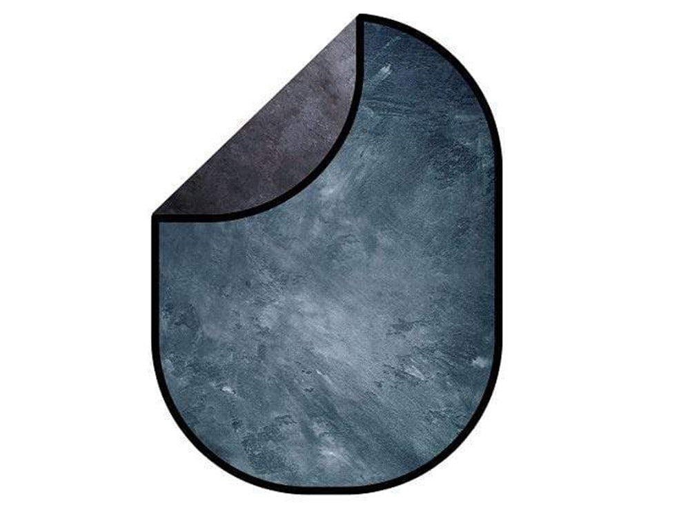 Kate Rust Abstract Texture/Abstract Gray Blue Texture Collapsible Backdrop Photography 5X6.5ft(1.5x2m) - Kate Backdrop