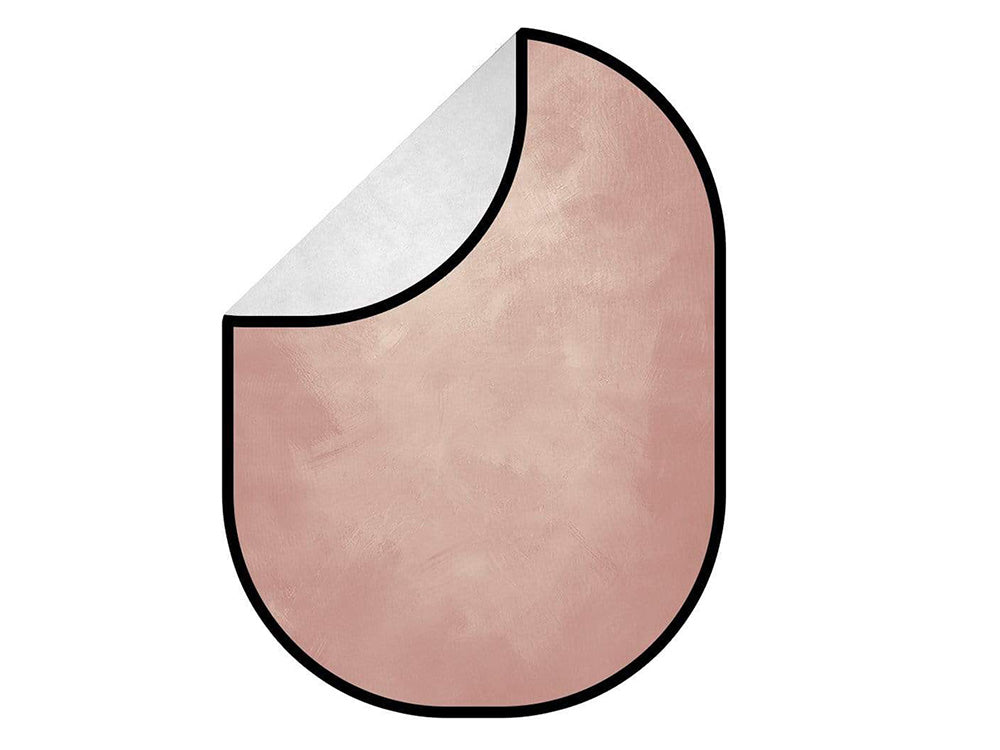Kate Fine Art Textured Pink / Light Gray Collapsible Backdrop Photography 5X6.5ft(1.5x2m) - Kate Backdrop