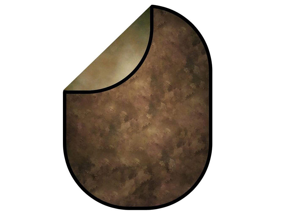 Kate Deep Brown/Light Brown Collapsible Backdrop Photography 5X6.5ft(1.5x2m) - Kate Backdrop