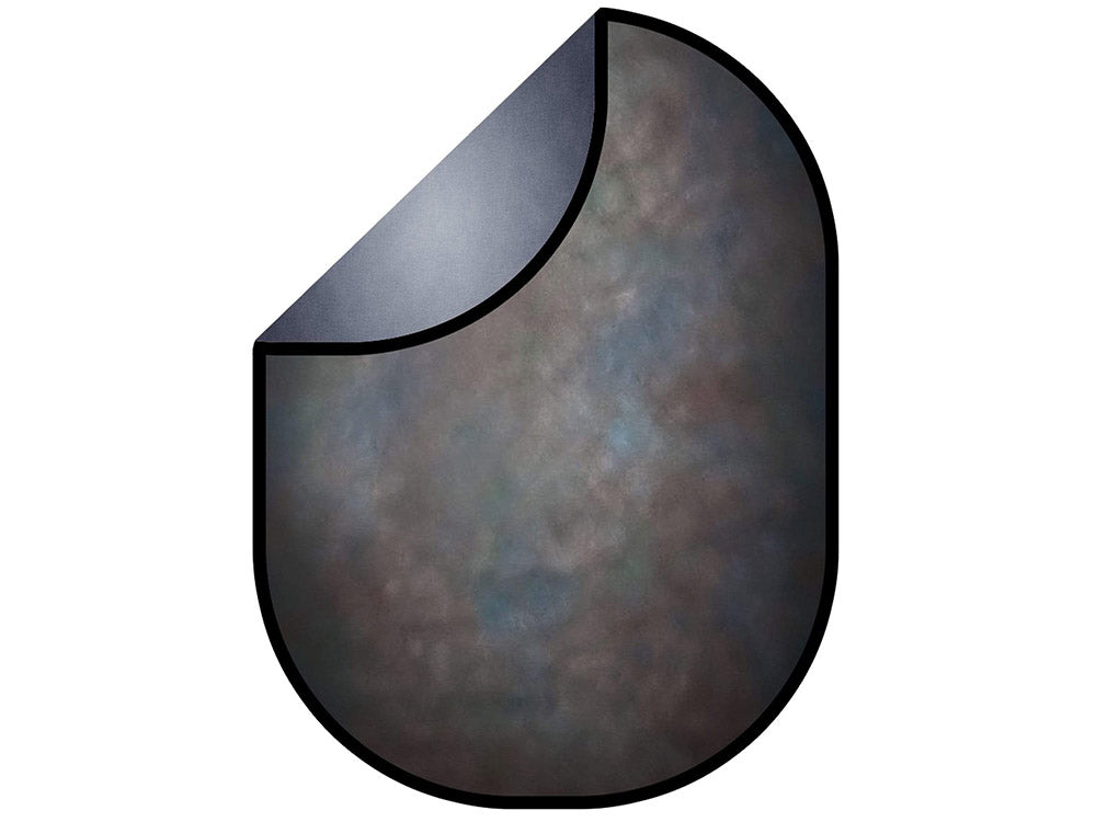 Kate Dark Rust Spot/Soft Gray Collapsible Backdrop Photography 5X6.5ft(1.5x2m) - Kate Backdrop