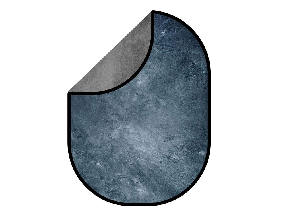 Kate Abstract Faded Blue/Abstract Gray Collapsible Backdrop Photography 5X6.5ft(1.5x2m)-In Stock USA - Kate Backdrop