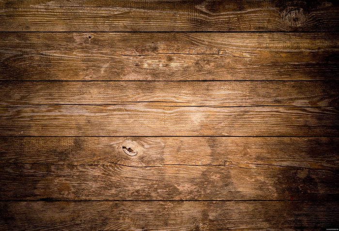 Kate Atelier Dark Brown Wood Rubber Floor Mat 