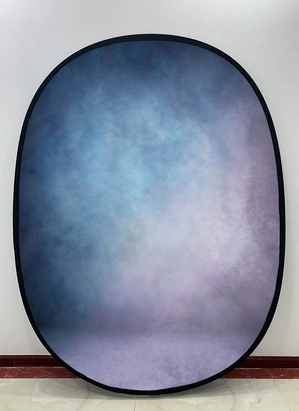 Katebackdrop拢潞Kate Blue Purple Gradient Abstract Texture/ Dark Blue Green mixed Brown Red Collapsible Backdrop Photography 5X6.5ft(1.5x2m)