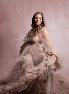 Kate Fine Art Textured Pink / Light Gray Collapsible Backdrop Photography 5X6.5ft(1.5x2m) - Kate Backdrop