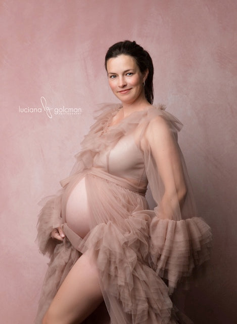 Kate Fine Art Textured Pink / Light Gray Collapsible Backdrop Photography 5X6.5ft(1.5x2m) - Kate Backdrop