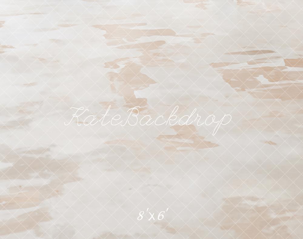 Kate Atelier Neutral Abstract Texture Beige Floor Backdrop