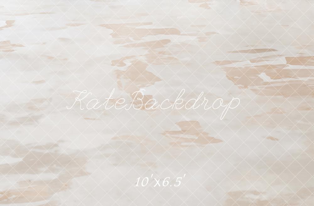 Kate Atelier Neutral Abstract Texture Beige Floor Backdrop