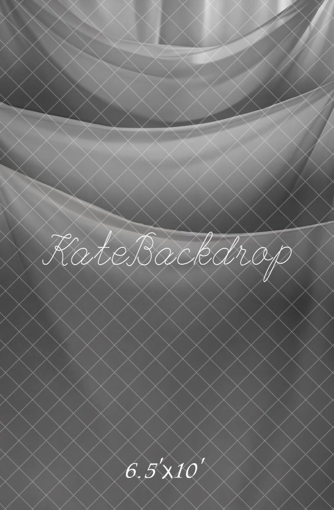 Kate Atelier Gray Draped Abstract Backdrop
