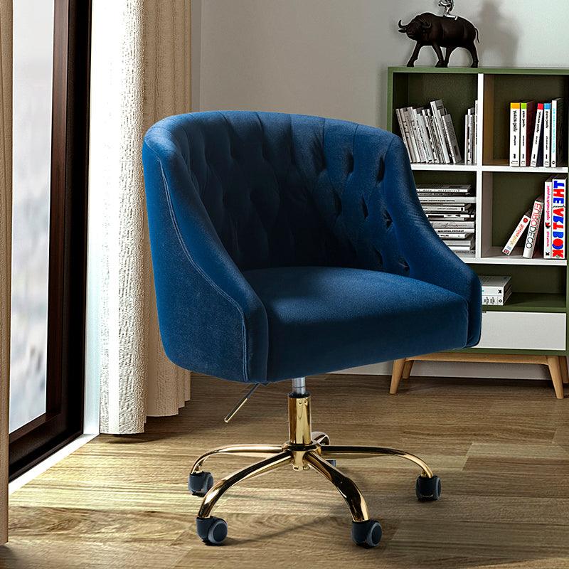 Penelope Velvet Tufted Office Chair - Hulala Home