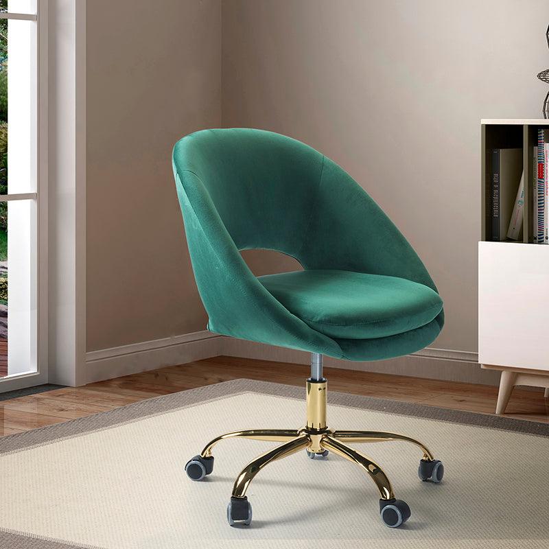 Ramona Velvet Upholstered Office Chair - Hulala Home