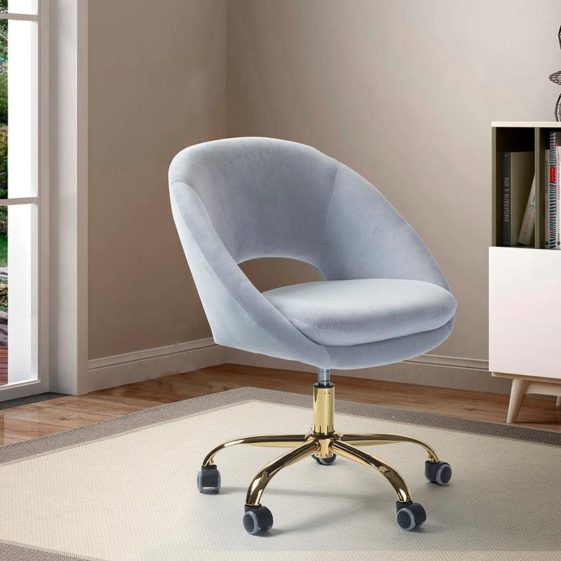 Ramona Velvet Upholstered Office Chair - Hulala Home